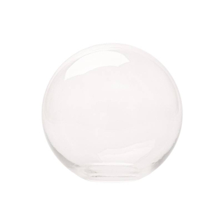 Náhradné tienidlo guľka priemer 12,5cm, montážny otvor: 4,5cm číra